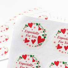 120 Pcs/lot Flower Circular DIY Stickers "Especially For You" Sealing Sticker Baking Packaging Label Cake Box Party Decoratie 2024 - buy cheap