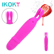 IKOKY Rabbit Vibrator 10 Speed Clitoris Stimulator Strong vibration Nipple Massager Sex Toys for Women Female Masturbation 2024 - buy cheap