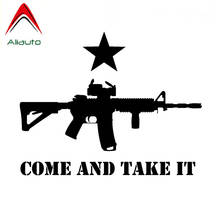 Aliauto Cool Car Sticker Come and Take It AR-15 Gun Flag Texas Automobiles Motorcycles Accessories Vinyl Decal,19cm*15cm 2024 - buy cheap