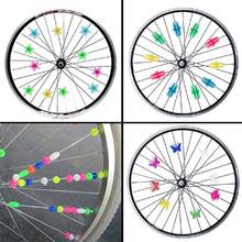 1 paquete de cuentas luminosas para rueda de bicicleta, Clips de colores, regalos para niños y bebés, accesorios para ciclismo 2024 - compra barato