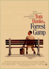 Forrest Gump-Póster de decoración de arte Retro, lienzo de calidad, decoración de pared, películas clásicas inspiradoras, decoración del hogar y dormitorio 2024 - compra barato