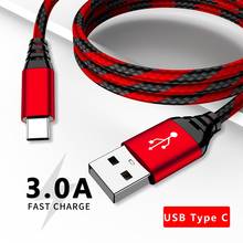 REZ кабель USB C type-C для мобильного телефона samsung a50 a70, быстрое зарядное устройство, кабель для передачи данных для xiaomi redmi note 8 USB-C, кабель для зарядки 2024 - купить недорого