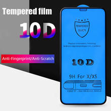 10D Screen Protective Tempered Glass For iPhone 12 mini 11 Pro Max X Xs XR 7 8 6 Plus Film Screen Protector Full Coverage Film 2024 - buy cheap