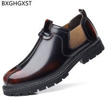 Botas de cuero de diseñador para hombre, botines, zapatos Chelsea, calzado Masculino 2024 - compra barato
