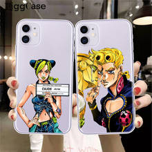 Anime JoJos Bizarre Adventure Phone Case for iPhone 12 Pro Cartoon Silicone Cover For iPhone 11 Pro Max SE 6 6s 7 8 Plus X XR XS 2024 - buy cheap