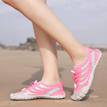 Летняя водонепроницаемая обувь; Повседневная Женская водонепроницаемая обувь на плоской подошве; пляжная обувь для бассейна; обувь для плавания с эластичными лентами; обувь для дайвинга; # G2 2024 - купить недорого