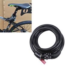 Candado de código duradero para bicicleta, combinación de contraseña, alambre de acero de seguridad, accesorios para bicicleta 2024 - compra barato