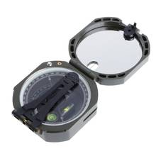 High Precision Magnetic Pocket Transit Geological Compass Scale 0-360 Degrees   2024 - buy cheap