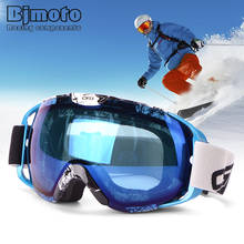 Зимние ветрозащитные лыжные очки для спорта на открытом воздухе Лыжная маска очки UV400 двойные линзы для мужчин и женщин Sking сноуборд очки Велоспорт ATV 2024 - купить недорого
