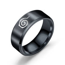 Мужское и женское кольцо из титановой стали, 8 мм 2024 - купить недорого