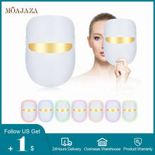 Mascarilla Facial de terapia de luz, 7/3 colores, electroporación de rejuvenecimiento de la piel, fotones Led, reducción de arrugas, cuidado de la piel 2024 - compra barato