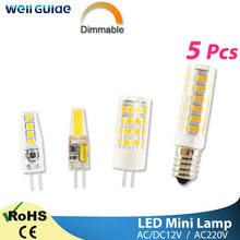 LED G4 Light G9 COB Led Lamp No Flicker Dimmable Ceramic E14 Bulb SMD2835 AC220V DC12V 3W 6W 9W 10W 12W Replace Halogen G4 Lamp 2022 - buy cheap