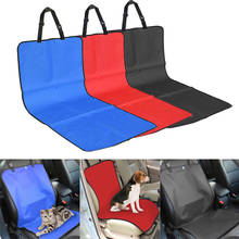 Marca-nova capa de assento de carro para pets, tecido oxford, à prova d'água, cobertor para assento de carro, cães, gatos, filhotes, azul, vermelho e preto 2024 - compre barato