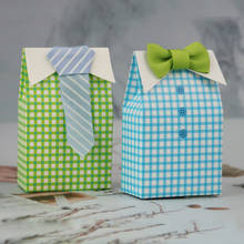 Cajas de dulces de My Little Man para invitados de Baby Shower, bolsas de recuerdo de dulces para fiesta de cumpleaños de bebé, caja de regalo dulce, 50 unids/lote 2024 - compra barato