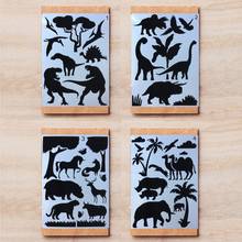 4Pcs/Lot A4 29cm Dinosaur Camel Animals DIY Layering Stencils Painting Scrapbook Coloring Embossing Album Decorative Template 2024 - buy cheap