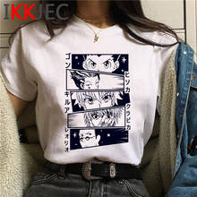 Camisetas masculinas com estética, camisetas de verão para casais, caçador x, kuraphxika h hisoka kilua zodyck 2024 - compre barato