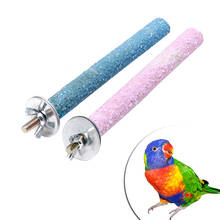 Pata de mastigar para aves coloridas, gaiola de brinquedos para estimação papagaio ferramenta de limpeza 2024 - compre barato