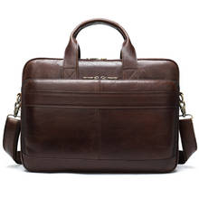 men's leather bag men's briefcase office bags for men bag man's genuine leather laptop bags male tote briefcase handbag 2024 - buy cheap