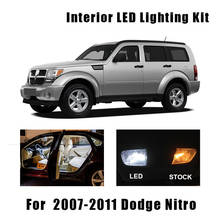 12pcs White Canbus LED Interior Light Ceiling Bulbs Kit Fit For 2007 2008 2009 2010 2011 Dodge Nitro Map Dome Door License Lamp 2024 - buy cheap