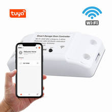 1pcs WiFi Switch Smart Garage Door Opener Controller Work With Alexa Echo Google Home SmartLife/Tuya APP Control No Hub Require 2024 - buy cheap