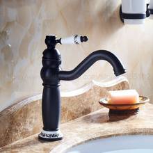 Oil Rubbed Bronze Bathroom Sink Basin Faucet Single Ceramic Handle Single Hole Deck Mounted basin tap znf507 2024 - buy cheap
