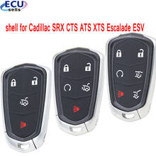 Сменный Чехол для автомобильного ключа с 4/5/6 кнопками и умным пультом дистанционного управления, брелок для Cadillac SRX CTS ATS XTS Escalade ESV 2024 - купить недорого