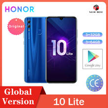 Huawei Honor 10 Lite  3GB 32GB/128GB Global VersionAndroid 9.0 Octa Core 6.21 Inch 2340*1080P 24MP Camera Google Play Cellphone 2024 - buy cheap