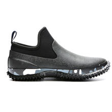 Botas de goma impermeables para hombre, zapatos cómodos, sin cordones, para el día de la lluvia y el otoño 2024 - compra barato