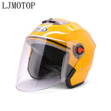 Мотоциклетный шлем, легкий защитный шлем с открытым лицом, шлем для скутера, велосипеда для Yamaha XT250 TRICKER DT 230 125 Gas EC250 2024 - купить недорого
