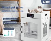 Secador inteligente de animais de estimação, automático, secagem e desinfecção, caixa de secagem integrada para cães e gatos 2024 - compre barato