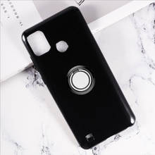 For Tecno POP 4 Pro 4Pro Back Ring Holder Bracket Phone Case TPU Soft Silicone Cover 2024 - buy cheap