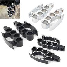 Universal Motorcycle Foot Pegs Flying Footrest Floorboards for Harley Touring Street Glide Sportster Dyna Fatboy Softail V-Rod 2024 - buy cheap