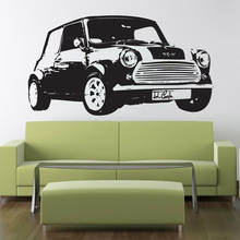 Classic Car Wall Decal Cool Retro Style Home Decor for Teens Bedroom Garage Man Cave Art Door Window Vinyl Stickers Mural Q327 2024 - buy cheap