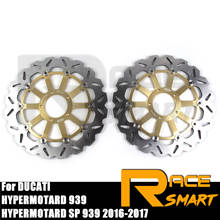 For DUCATI HYPERMOTARD SP 939 2016-2017 Motorcycle CNC Floating Front Brake Disc Rotor Set SUPERSPORT S 937 2017 2018 2019 2024 - buy cheap