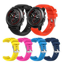 Amazfit-pulseira para relógio, feita em silicone macio, 47mm, para xiaomi, huami, amazfit gtr 2 2e/gtr 2024 - compre barato