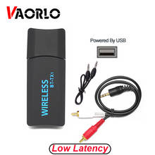 VAORLO Wireless USB Transmitter Bluetooth 4.2 Adapter With RCA 3.5mm AUX Jack Stereo Low Latency Stable Transmission For Headset 2024 - купить недорого