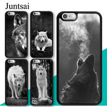 Wolf Howling Wild Teeth Case For iPhone 13 Pro Max 11 12 Mini SE 2020 XR X XS MAX 6S 7 8 Plus Back Cover Shell 2024 - buy cheap