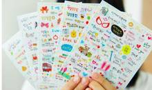 1pack/lot NEW Cute Kawaii Polaroid Deco Stickers Multifunction Label DIY PVC Diary Sticker For Gifts 2024 - buy cheap
