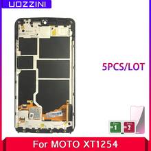 Pantalla LCD táctil para Motorola Droid Turbo XT1254, Marco para Moto Maxx, XT1225, 5 uds. 2024 - compra barato
