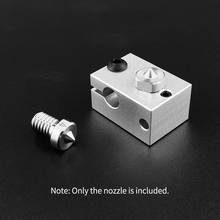 Aibecy  0.2/0.3/0.4/0.5mm Optional M6 Thread Extruder Nozzle for 1.75mm 3D Printer Parts 3pcs V5 V6 TC4 Titanium Alloy Nozzles 2024 - buy cheap