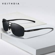 Veithdia design polarizado óculos de sol masculino alumínio magnésio moldura de ouro óculos de sol masculino óculos de condução acessórios 2024 - compre barato