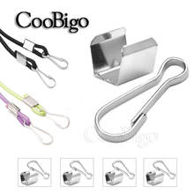100pcs Metal Cord Lock Rope Clip 8 Shape Snap Spring Hooks Ring Masks Lanyard Parts Accessories Masks Making DIY Sewing Craft 2024 - buy cheap