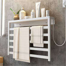 V-103 Intelligent Towel Warmer Smart Fast Drying Heated Towel Rail Wall Mounted Electric Heating Towel Rack With Storage Rack 2024 - buy cheap