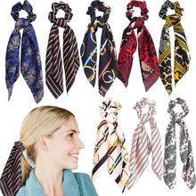 Women Hair Ribbons Fashion New Style Wide Summer Floral Brand Scrunchies Hair Ties Bow Girl Hair Accessories Hairbands 2024 - buy cheap
