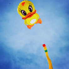 Yellow Duck Kite Animal Kite Cute Little Duck Soft Inflatable Kite Child Gift Flying Toy Anti-tear Single Line Kite Outdoor 2024 - buy cheap