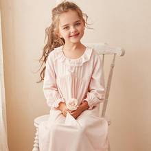 Toddlers Girls Warm Thickening Nightgowns Lovely Daughter Outdoor Travel Hotel Nightdress 2-12y Kid Bathrobe Mid Length Homewear 2024 - buy cheap