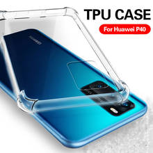 Ударопрочный чехол-подушка безопасности для Huawei P30 P40 Pro Plus Lite E мягкий TPU прозрачный силиконовый чехол для Huawei P 40 30 Pro P40Pro Plus 5G 2024 - купить недорого