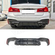 Car For 5 Series Carbon Fiber Rear Bumper Lip Diffuser Splitter for BMW G30 G31 G38 M-TECH M Sport 2017 2018 Car Styling 2024 - buy cheap