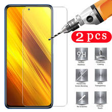 2Pcs 9H for xiaomi mi play Poco X3 C3 M2 F2 pro X2 Pocophone F1 tempered glass phone screen protector protective film smartphone 2024 - buy cheap