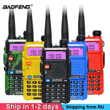 Baofeng UV-5R Walkie Talkie Professional CB Radio Station Baofeng UV5R Transceiver 5W VHF UHF Portable UV 5R Hunting Ham Radio 2024 - buy cheap